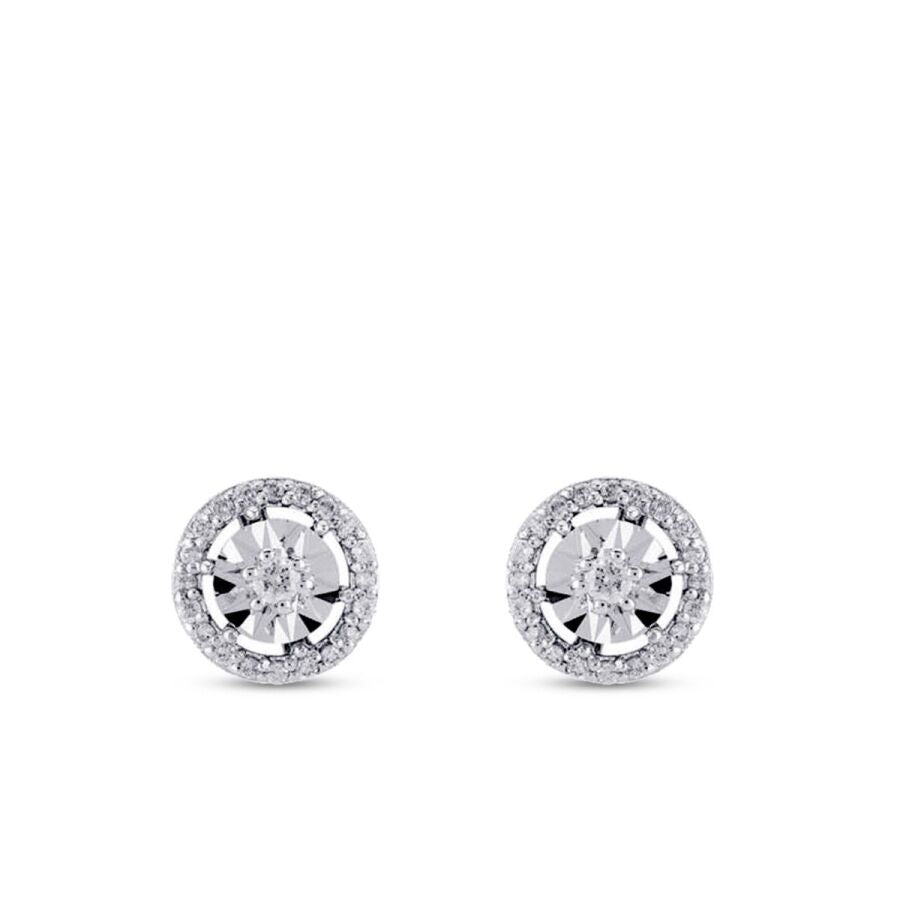 0,15 ct. Diamant Brillant Ohrringe