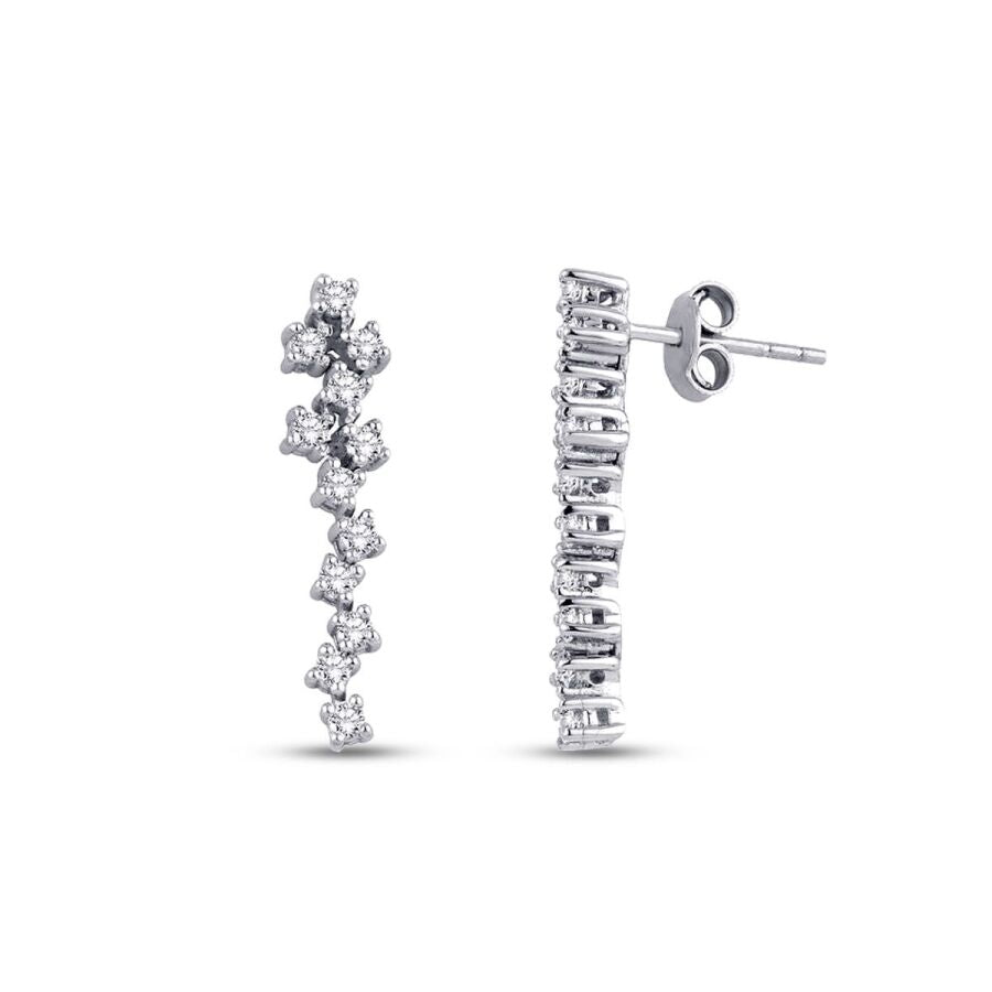 0,74 ct. Diamant Trend Ohrringe