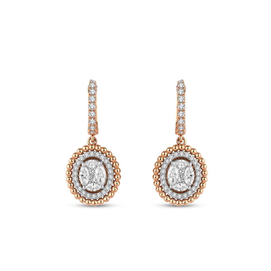 0,79 ct. Diamant Trend Ohrringe