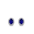 1,14 ct. Diamant Saphir Ohrringe