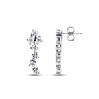 0,05 ct. Diamant Effekt Ohrringe
