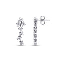 0.05 ct. Diamant Effekt Ohrringe