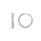 0,43 ct. Diamant Creolen Ohrringe