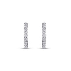 0,43 ct. Diamant Creolen Ohrringe