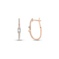 0,30 ct. Diamant Creolen Ohrringe