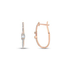 0,30 ct. Diamant Creolen Ohrringe