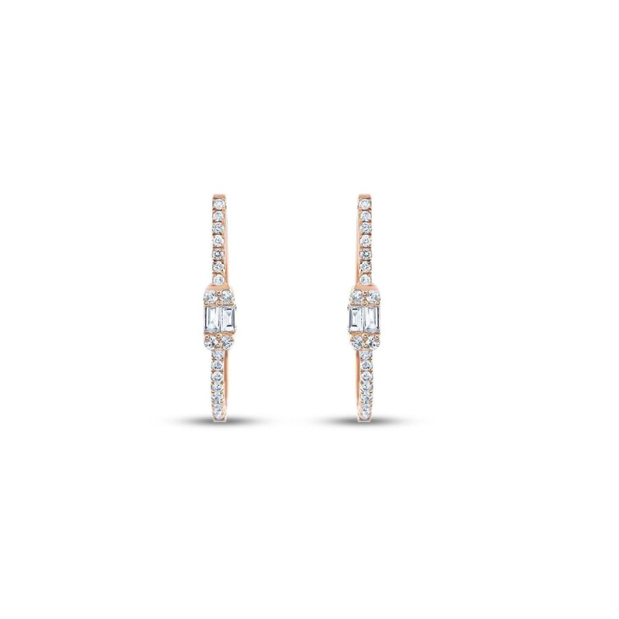 0,30 ct. Diamant Creolen Ohrringe