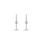 0,70 ct. Diamant Creolen Ohrringe
