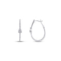 0,70 ct. Diamant Creolen Ohrringe