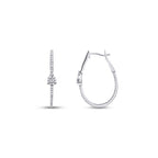 0,70 ct. Diamant Creolen Ohrringe