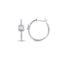 0,46 ct. Diamant Creolen Ohrringe