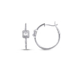 0,46 ct. Diamant Creolen Ohrringe