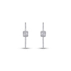 0,54 ct. Diamant Creolen Ohrringe