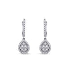 0,73 ct. Diamant Tropfen Ohrringe