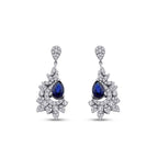 2.29 ct. Diamant Saphir Ohrringe