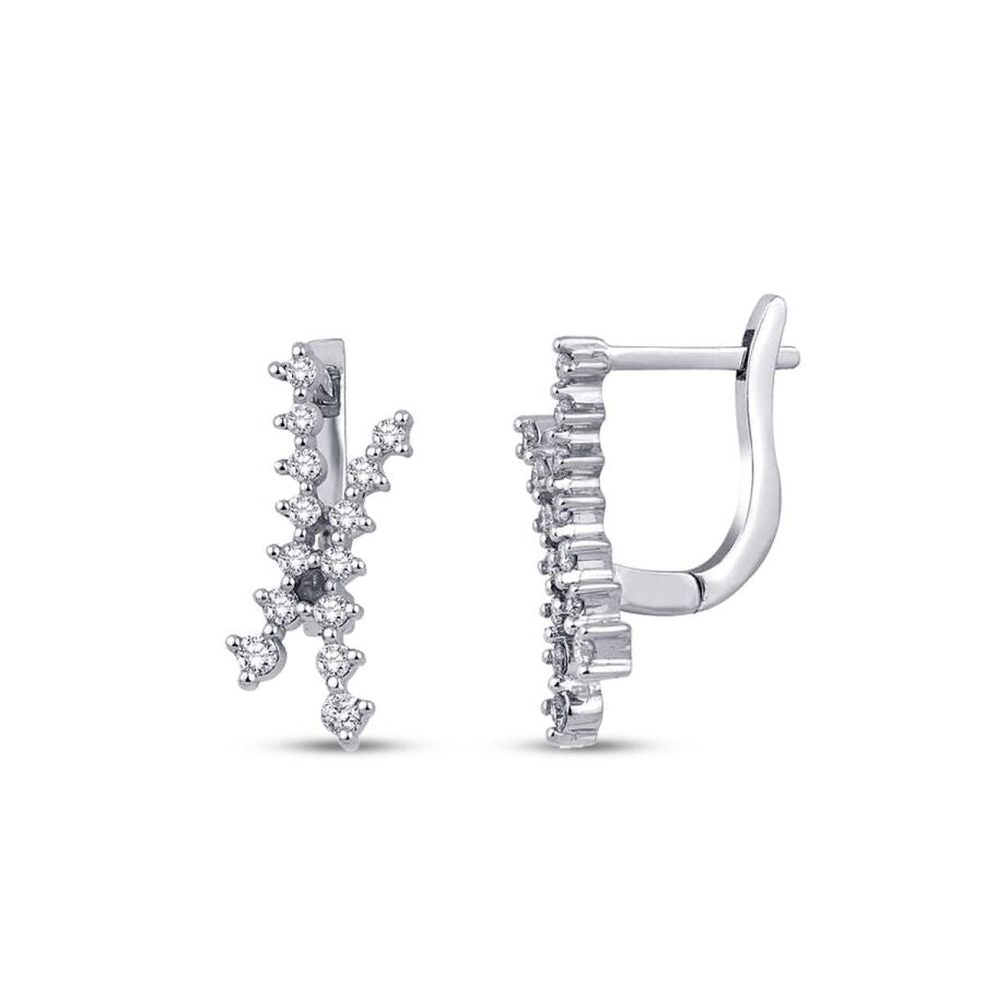 0,38 ct. Diamant Trend Ohrringe