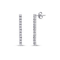 0,54 ct. Diamant Tennis Ohrringe
