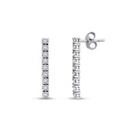 0,79 ct. Diamant Tennis Ohrringe