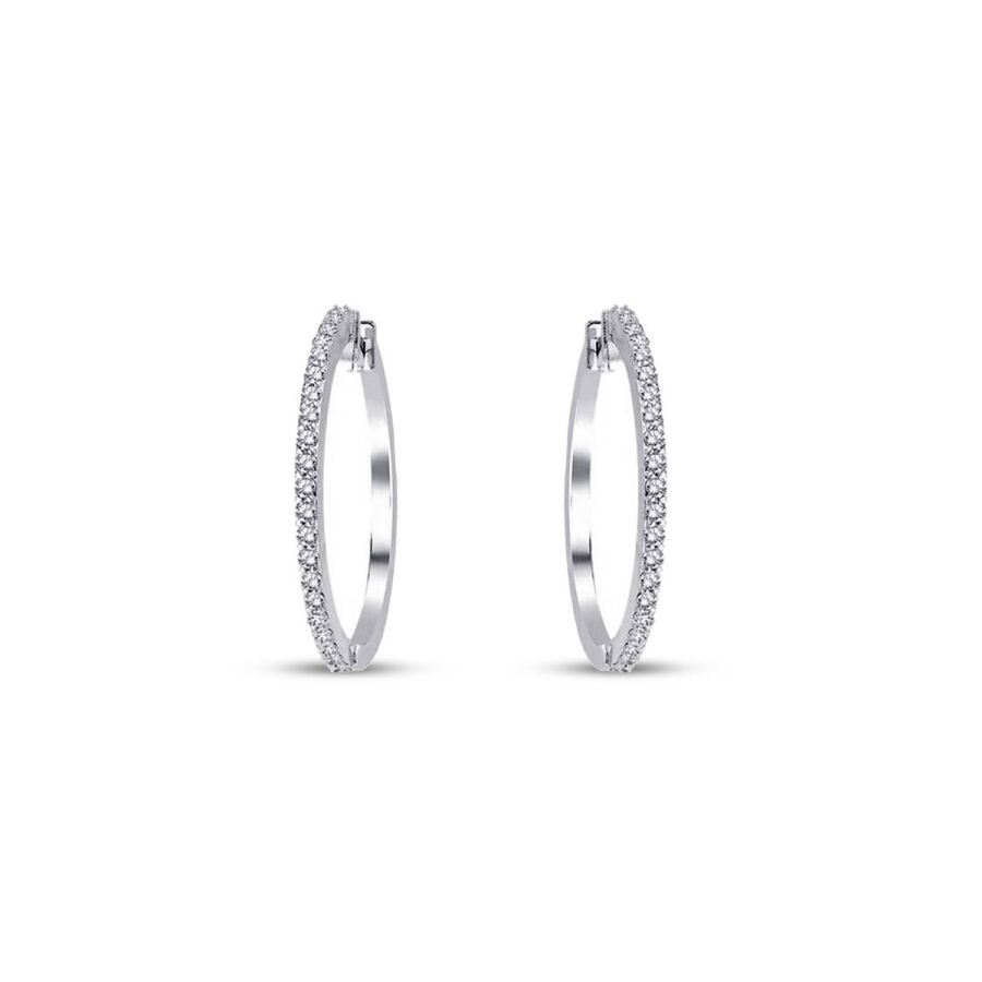 0,30 ct. Diamant Creolen Ohrringe