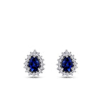 1.68 ct. Diamant Saphir Ohrringe