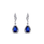 1.76 ct. Diamant Saphir Ohrringe