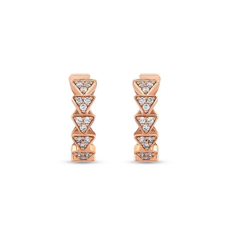 0,22 ct. Diamant Creolen Ohrringe