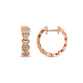 0,22 ct. Diamant Creolen Ohrringe