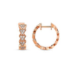 0,22 ct. Diamant Creolen Ohrringe