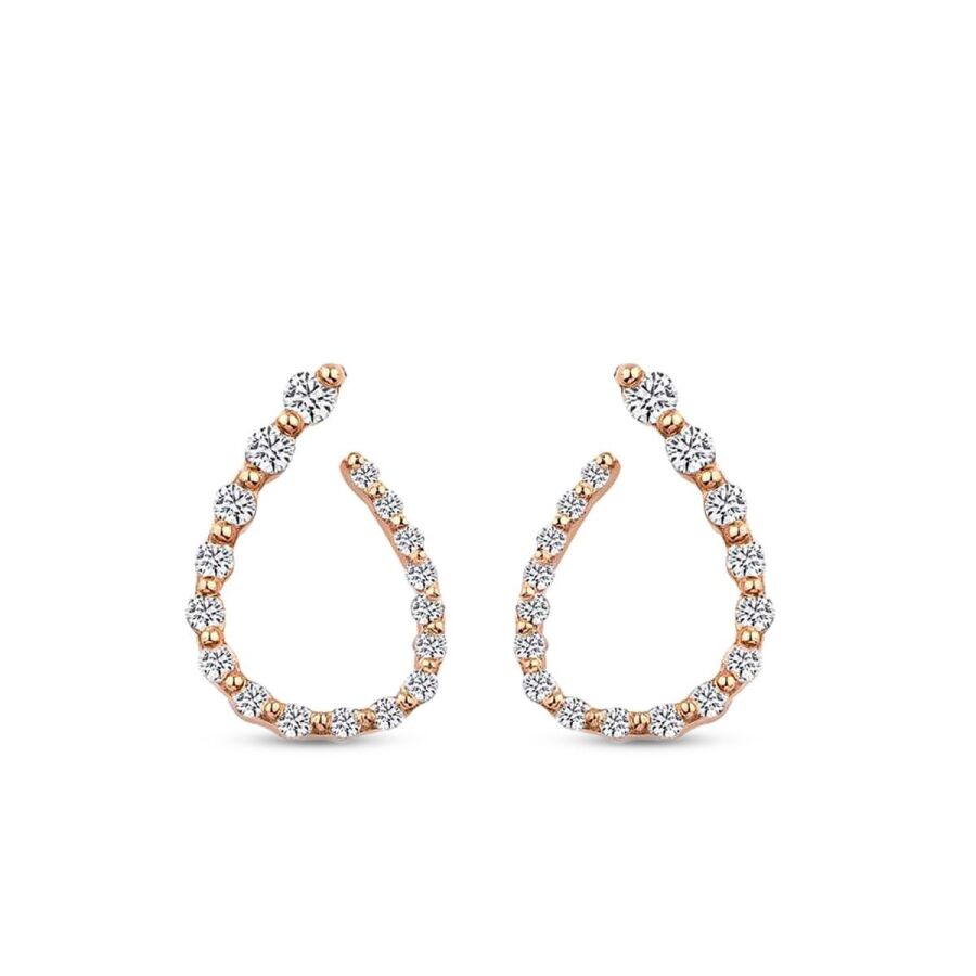 0,40 ct. Diamant Trend Ohrringe