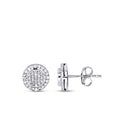 0.18 ct. Diamant Ovale Stein Ohrringe