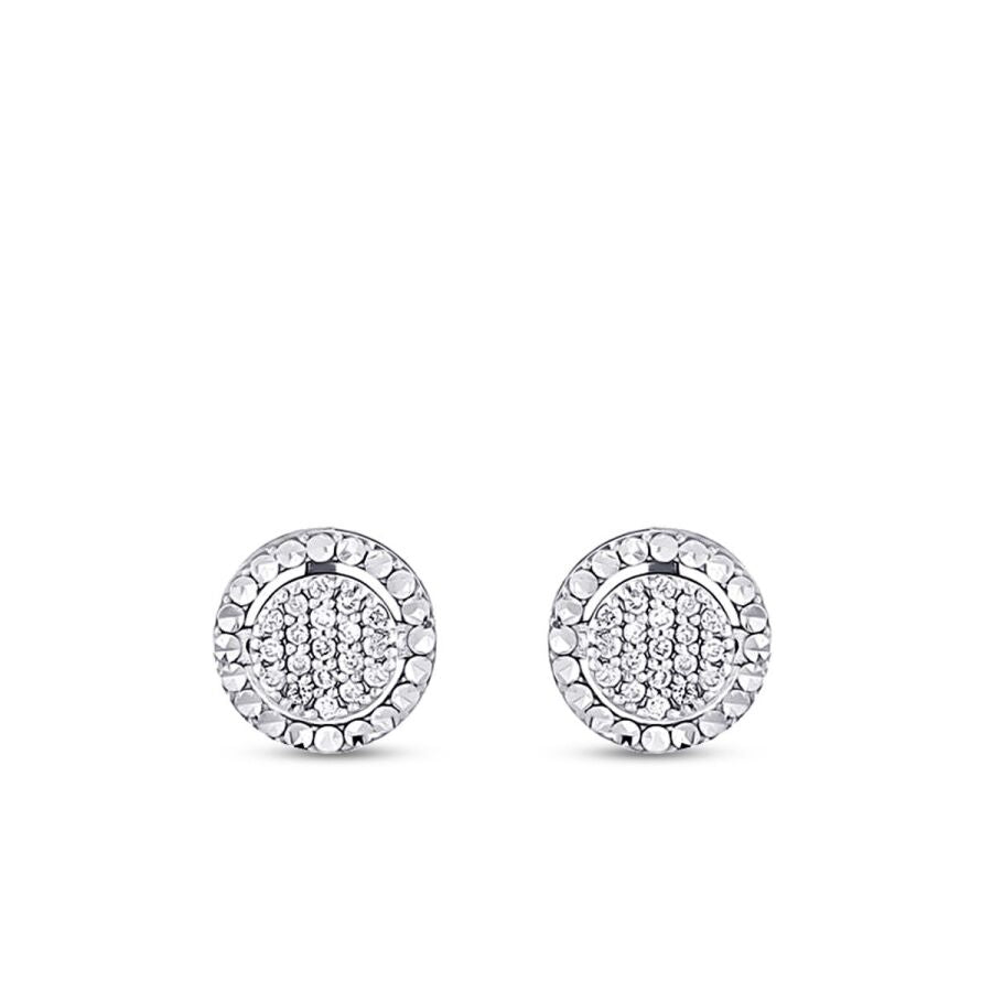 0.18 ct. Diamant Ovale Stein Ohrringe