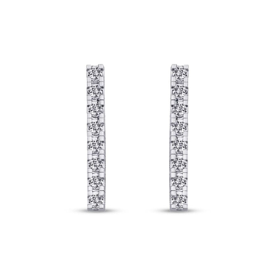1.46 ct. Diamant Tennis Ohrringe
