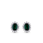 1,60 ct. Diamant Smaragd Ohrringe