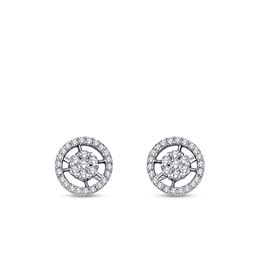0.34 ct. Diamant Rund Ohrringe