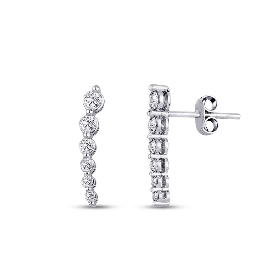 0.43 ct. Diamant Trend Ohrringe