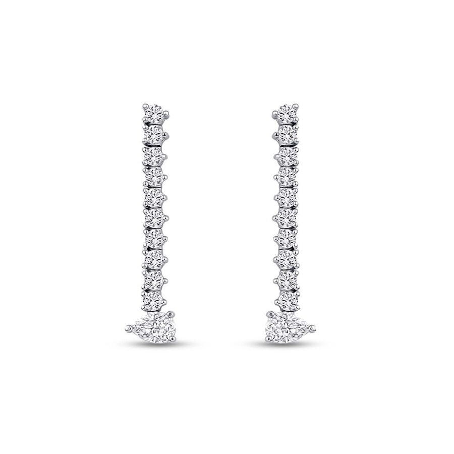 0.99 ct. Diamant Trend Ohrringe