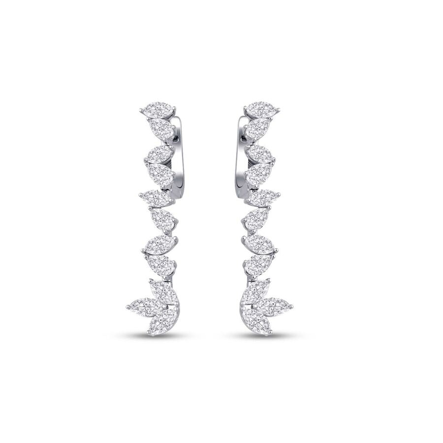 3.75 ct. Diamant Trend Ohrringe
