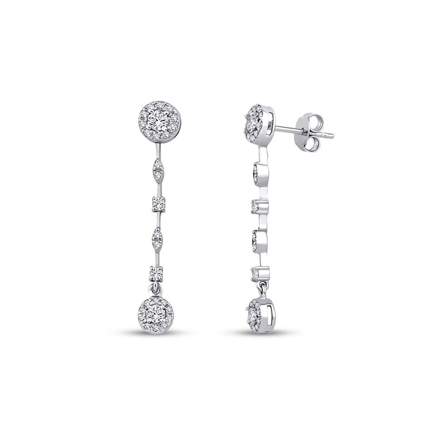 0,90 ct. Diamant Trend Ohrringe