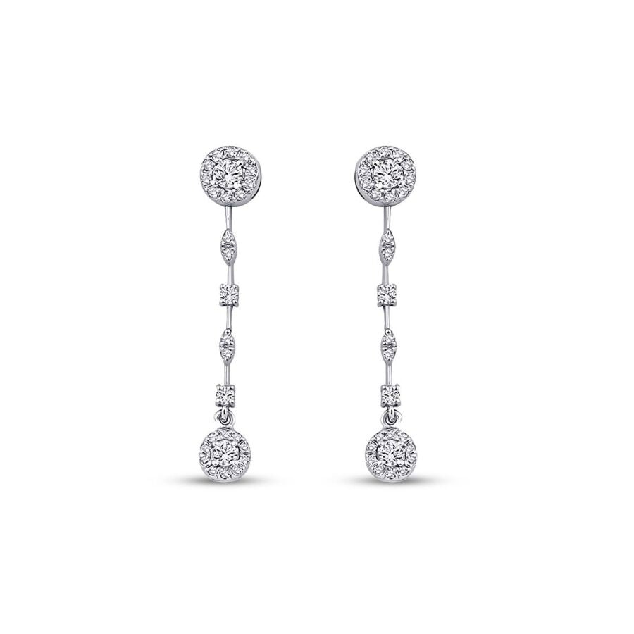 0,90 ct. Diamant Trend Ohrringe