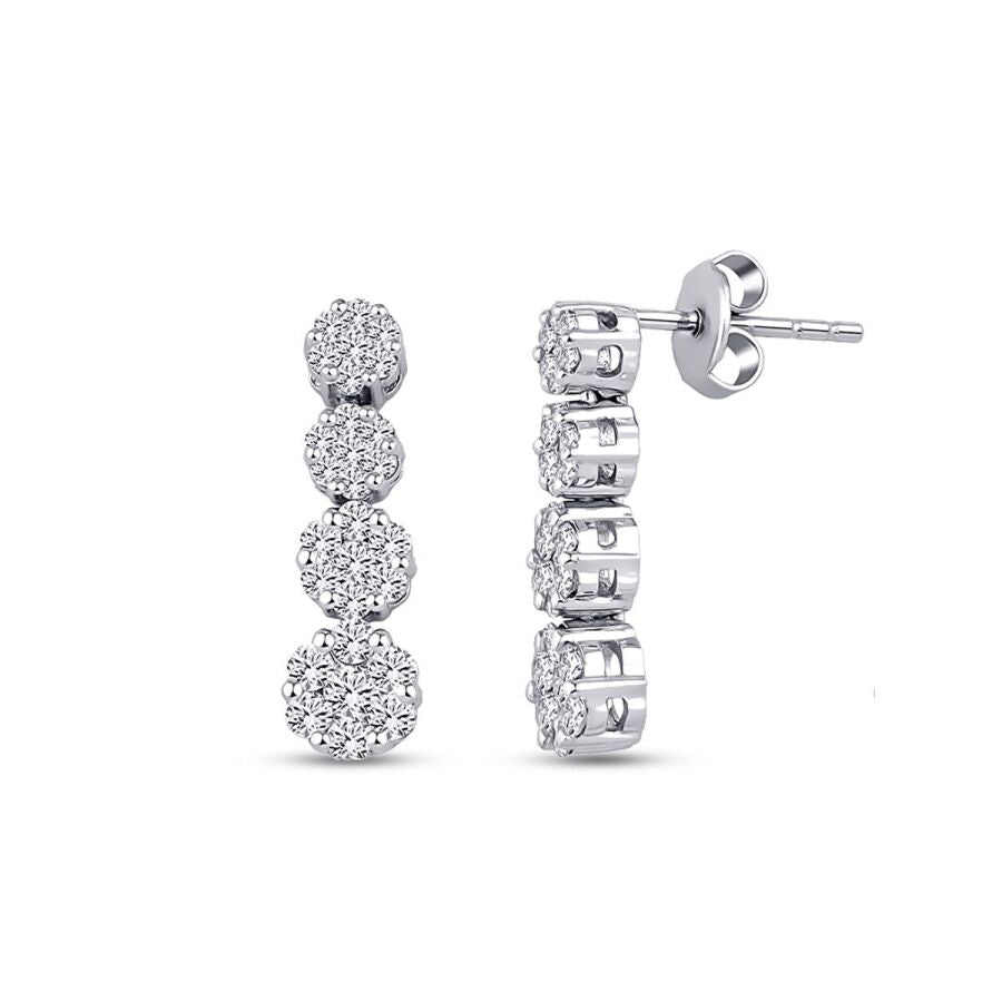 0.88 ct. Diamant Trend Ohrringe