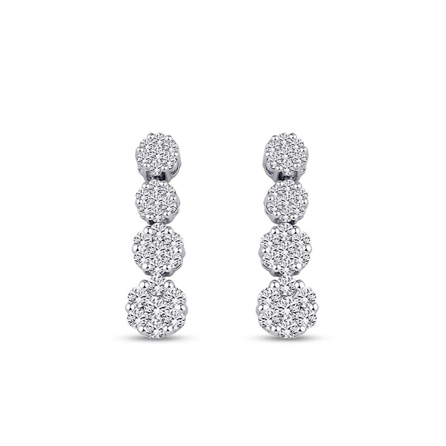 0.88 ct. Diamant Trend Ohrringe