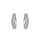 0,77 ct. Diamant Creolen Ohrringe