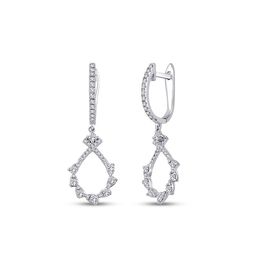 0.58 ct. Diamant Trend Ohrringe