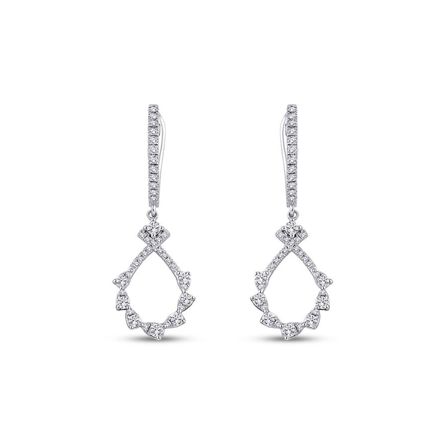 0.58 ct. Diamant Trend Ohrringe