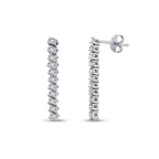 1,97 ct. Diamant Tennis Ohrringe