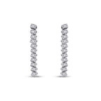 1,97 ct. Diamant Tennis Ohrringe