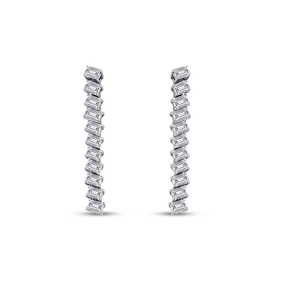 1,97 ct. Diamant Tennis Ohrringe
