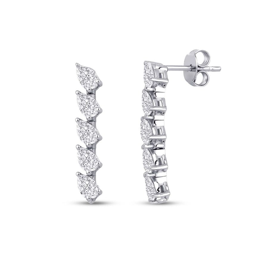 2,36 ct. Diamant Aurora Ohrringe
