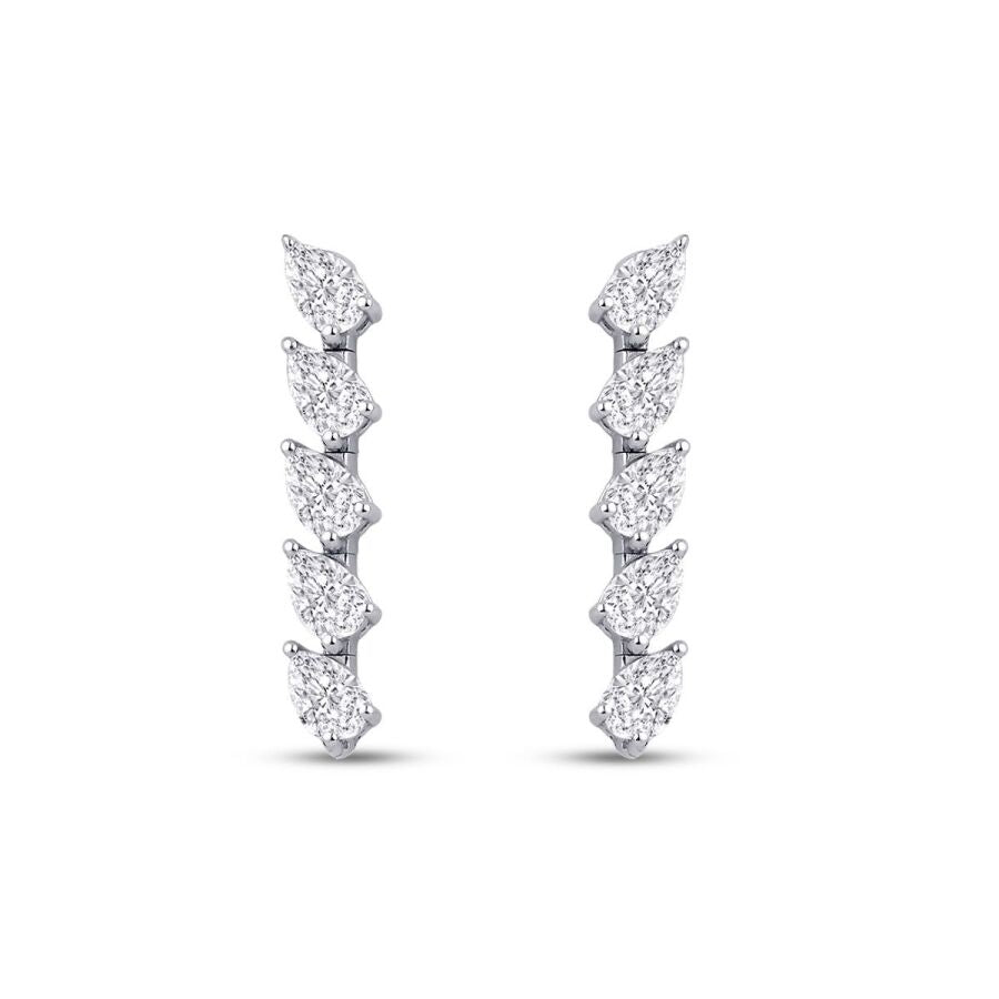 2,36 ct. Diamant Aurora Ohrringe