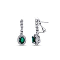 1,93 ct. Diamant Smaragd Ohrringe